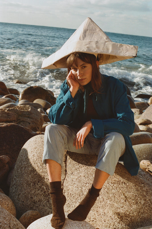 Walnut Classic Mohair Sock