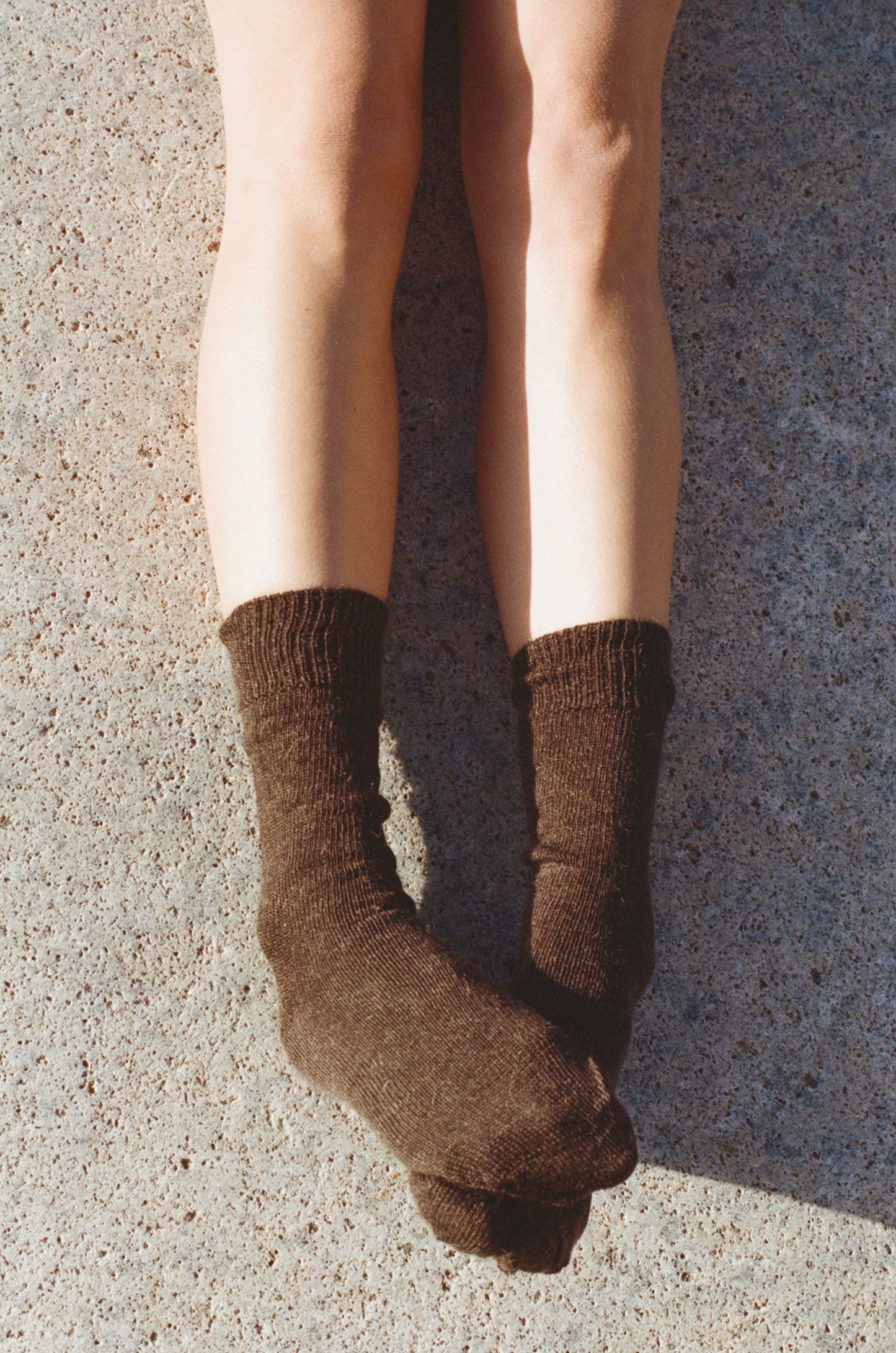 Walnut Classic Mohair Sock