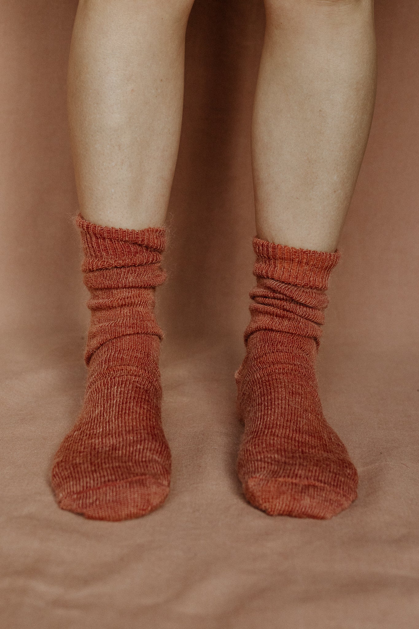 Rust Classic Mohair Sock