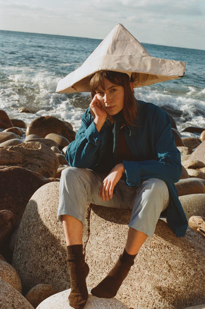 Walnut Classic Mohair Sock