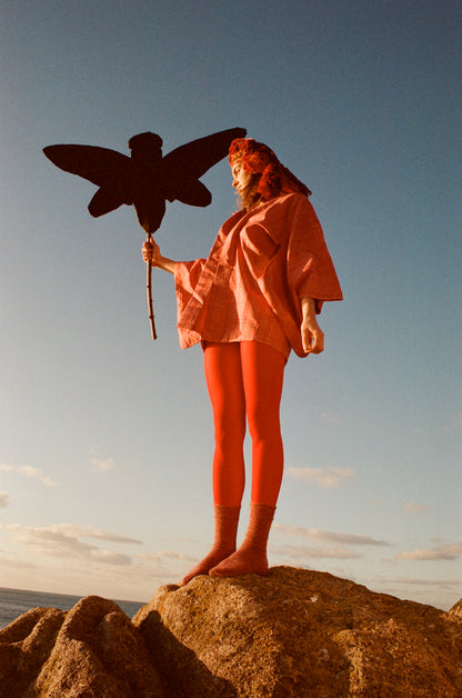 Rhubarb Classic Mohair Sock