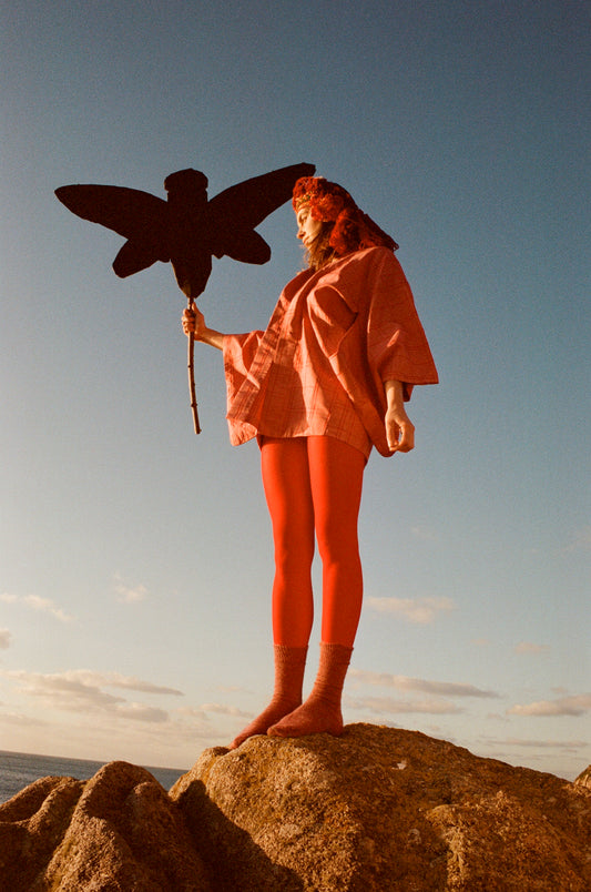 Rhubarb Classic Mohair Sock