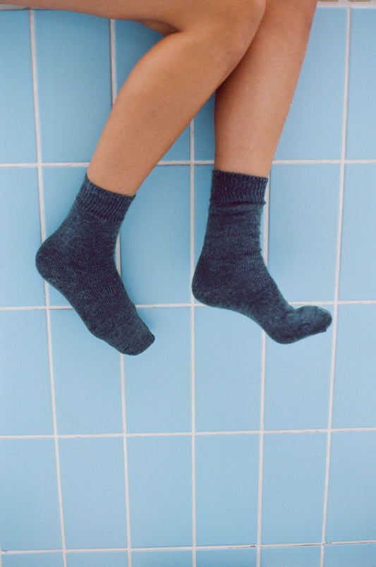 Denim Classic mohair Sock
