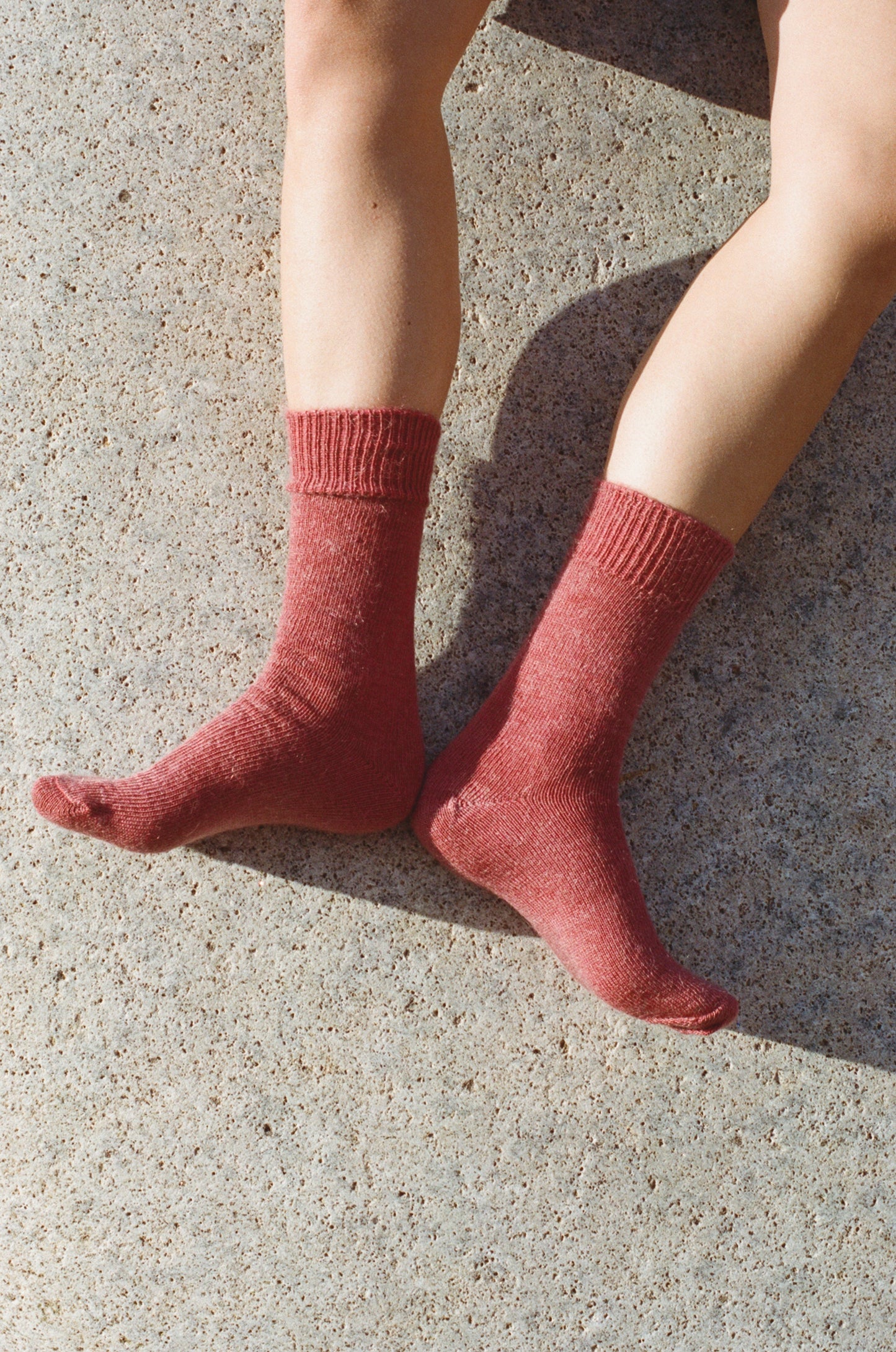 Rhubarb Classic Mohair Sock